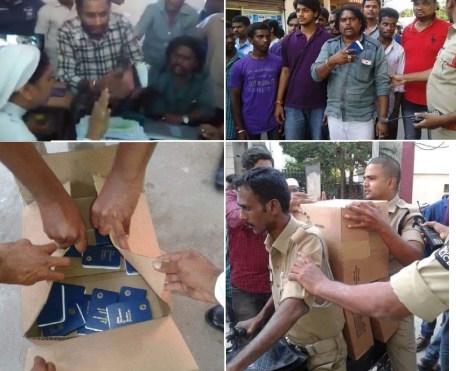 Bible Seized from St Pious School, Hyderabad by Hindu Vahini